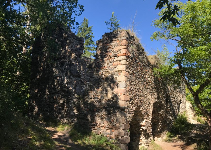 Castle Zbořený Kostelec, Týnec nad Sázavou, Czechia, Czech Republic (Czechia)
